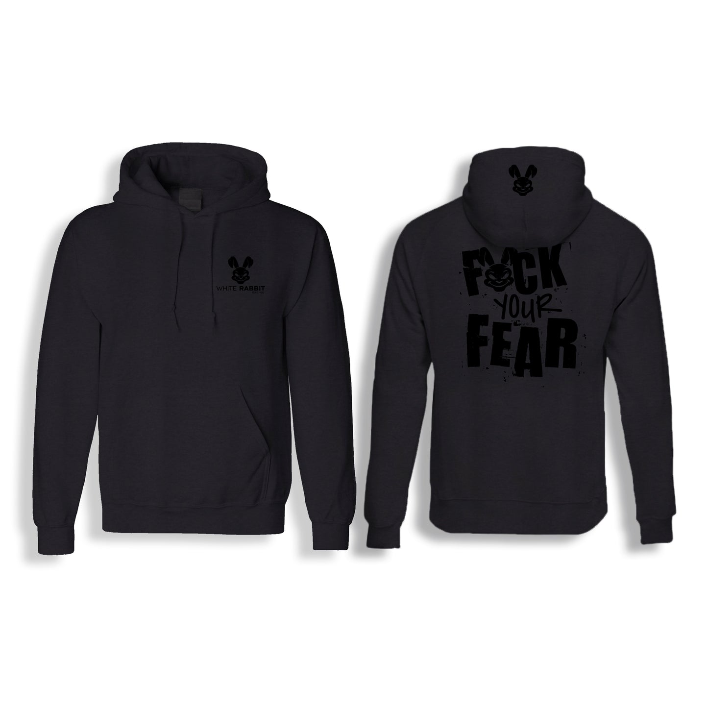 F YOUR FEAR HOODIE - Black Logo
