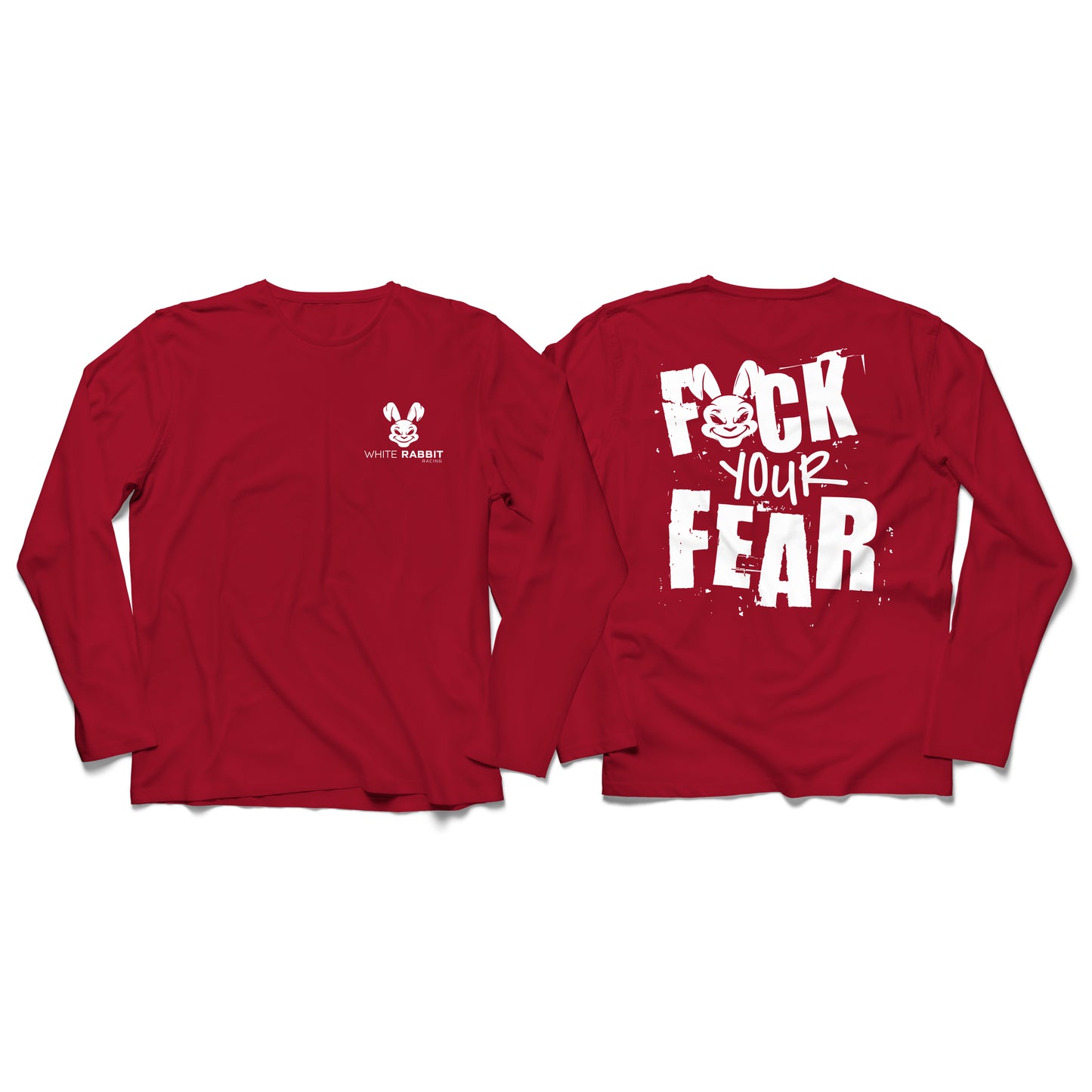 F YOUR FEAR LS - White Logo