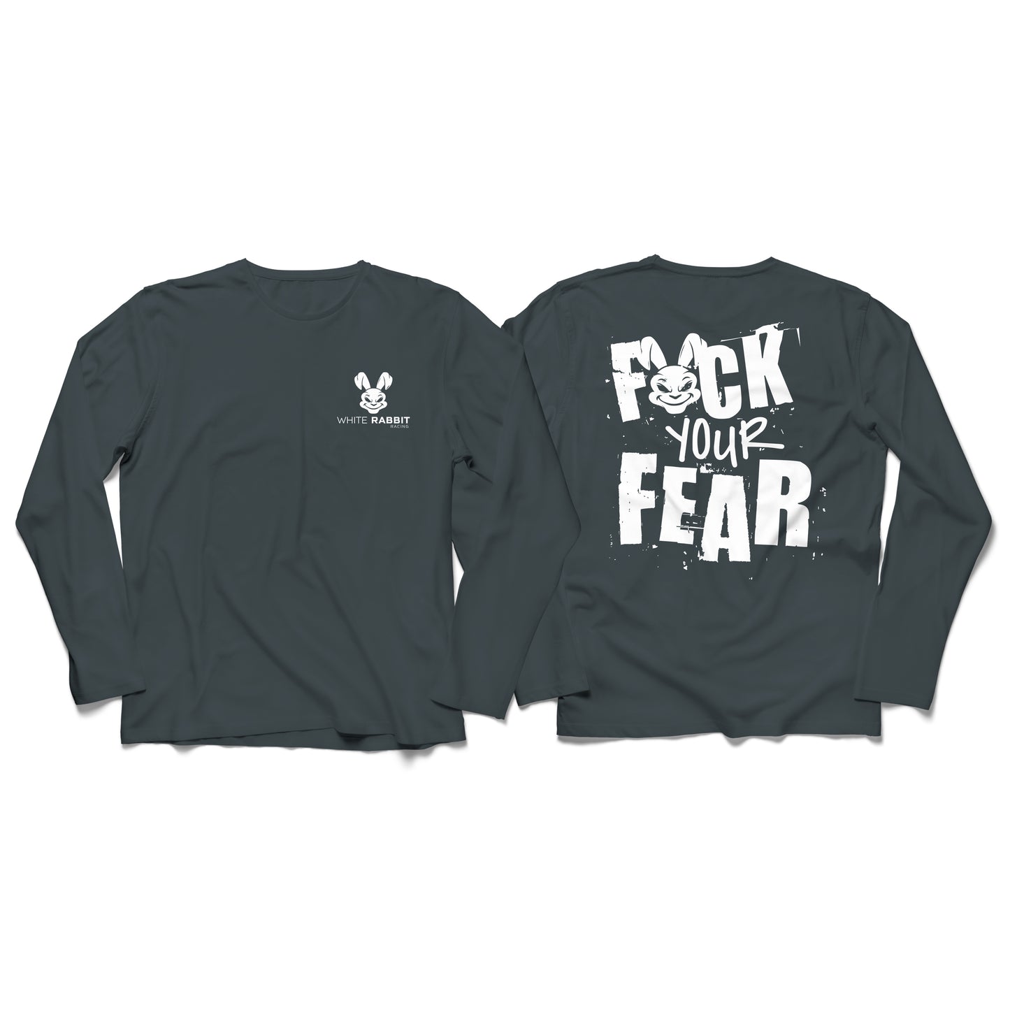 F YOUR FEAR LS - White Logo