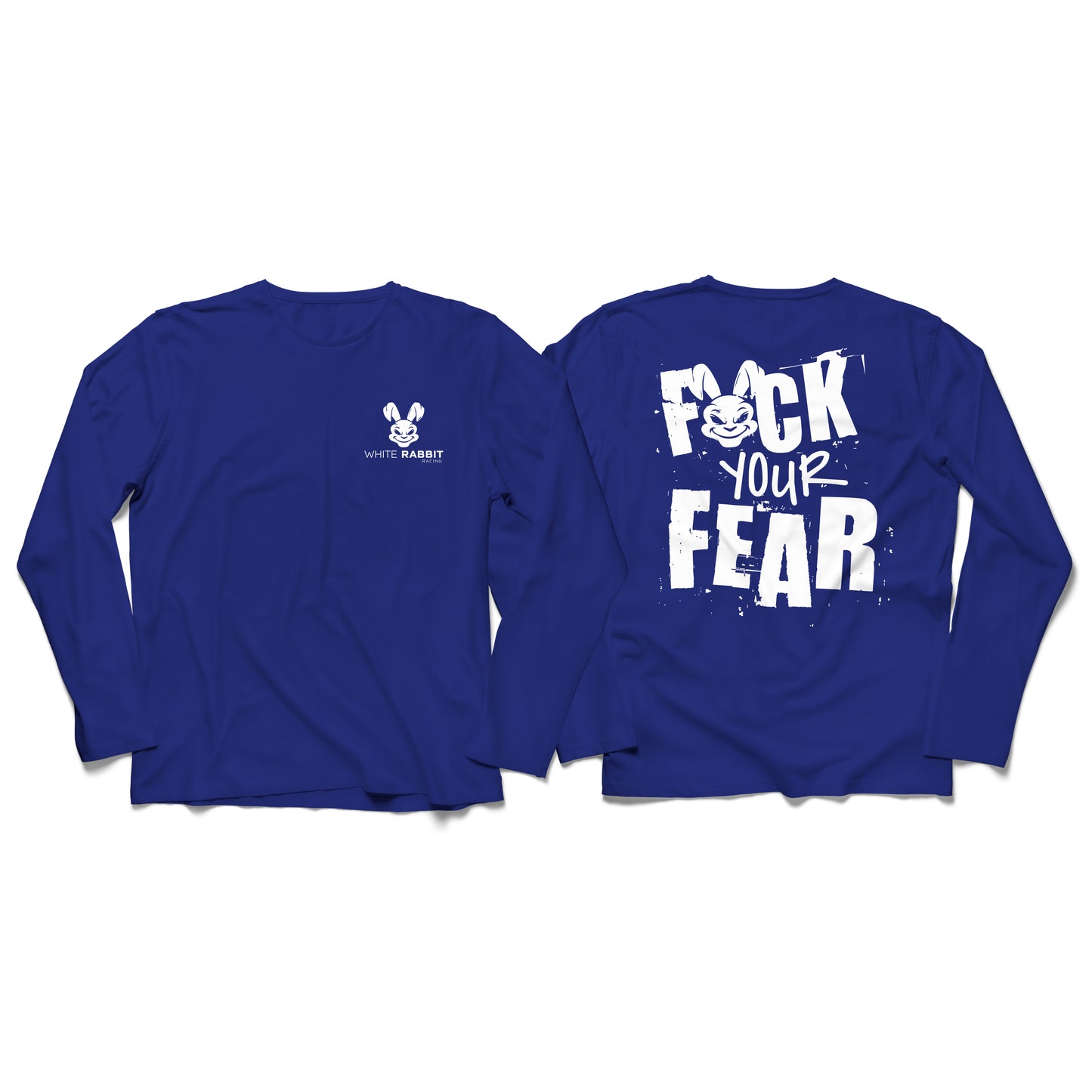 F YOUR FEAR LS - White Logo