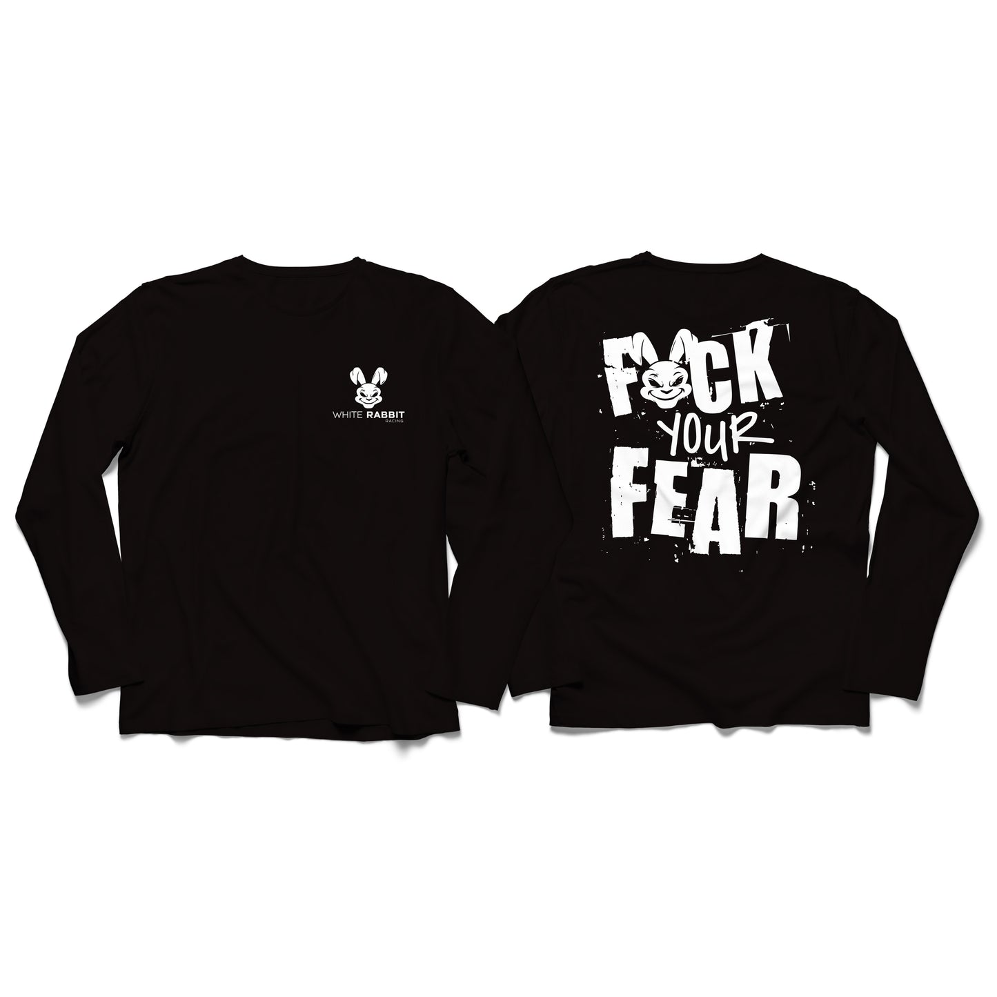 F YOUR FEAR LS - White Logo