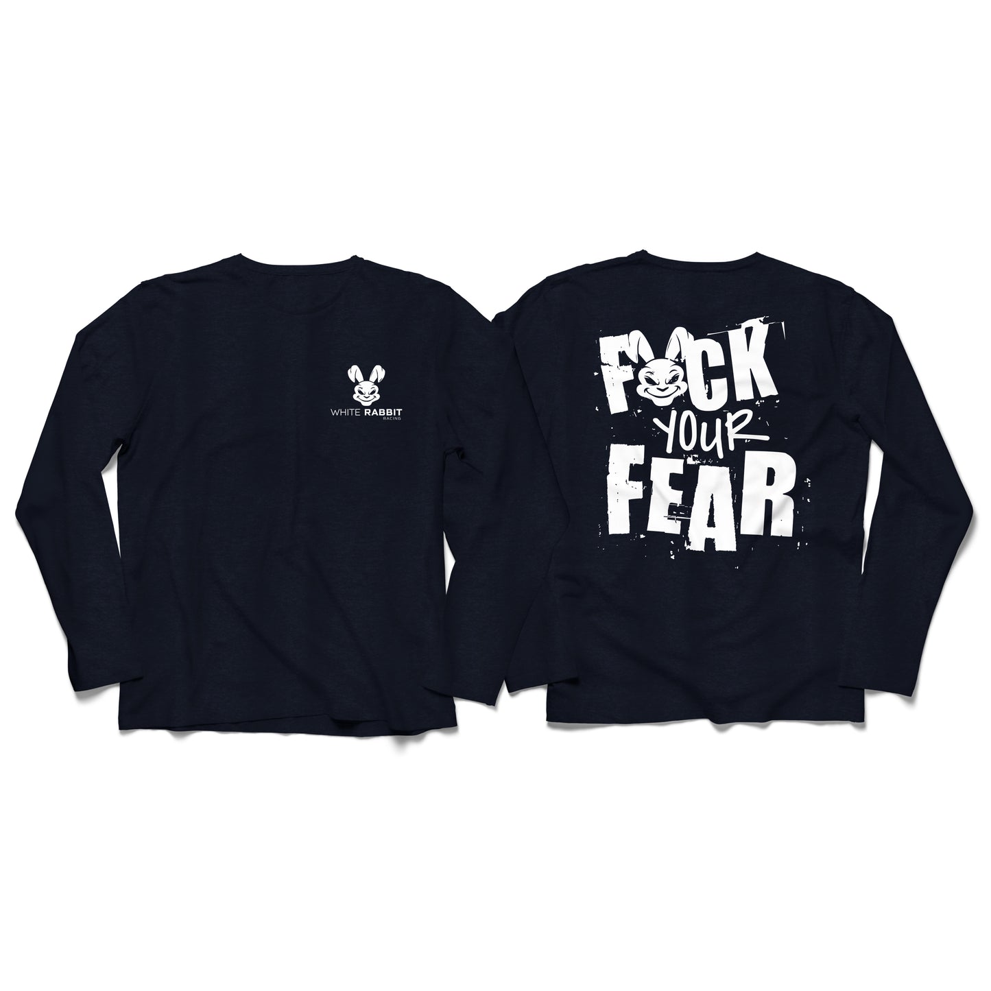 F YOUR FEAR LS - White Logo